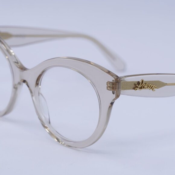 🕶️ New Loewe LW50074I 057 Eyeglasses - Transparent Brown Frame - Picture 4 of 9